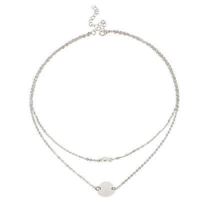Round pearl necklace for girls