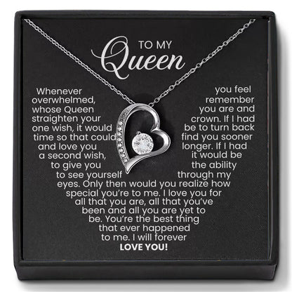 Heart-shaped necklace & Gift Box