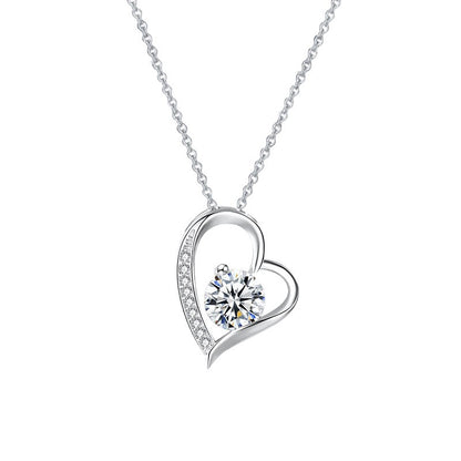 Heart-shaped necklace & Gift Box