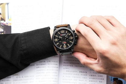 CURREN Men's Luxury  Waterproof Sport  Watch