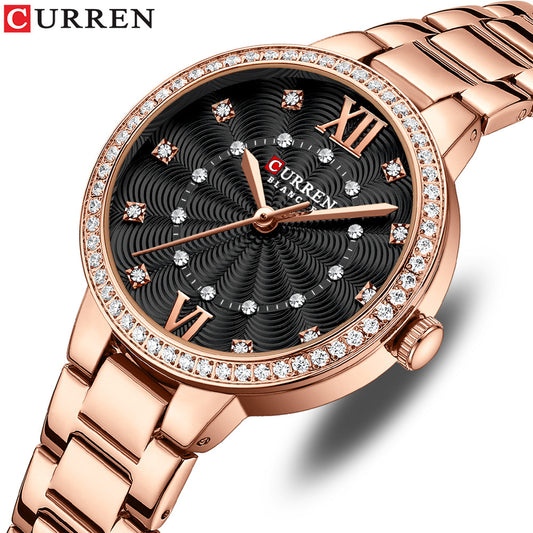 Ladies Watch Fashion Steel Band Watch Casual Ladies Watch