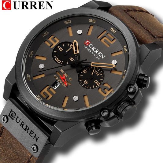 CURREN Men's Luxury  Waterproof Sport  Watch
