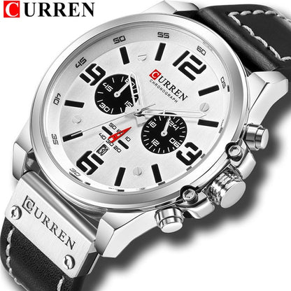 CURREN Men's Luxury  Waterproof Sport  Watch