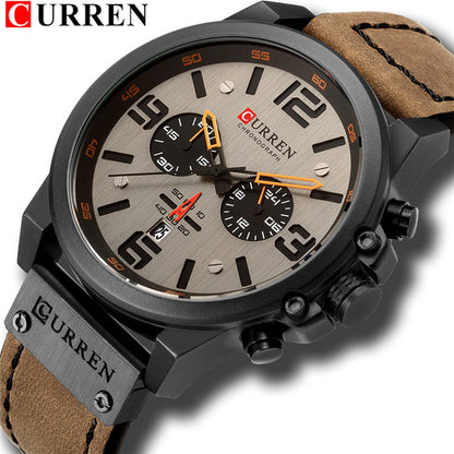 CURREN Men's Luxury  Waterproof Sport  Watch