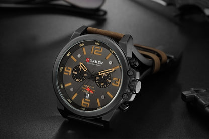 CURREN Men's Luxury  Waterproof Sport  Watch